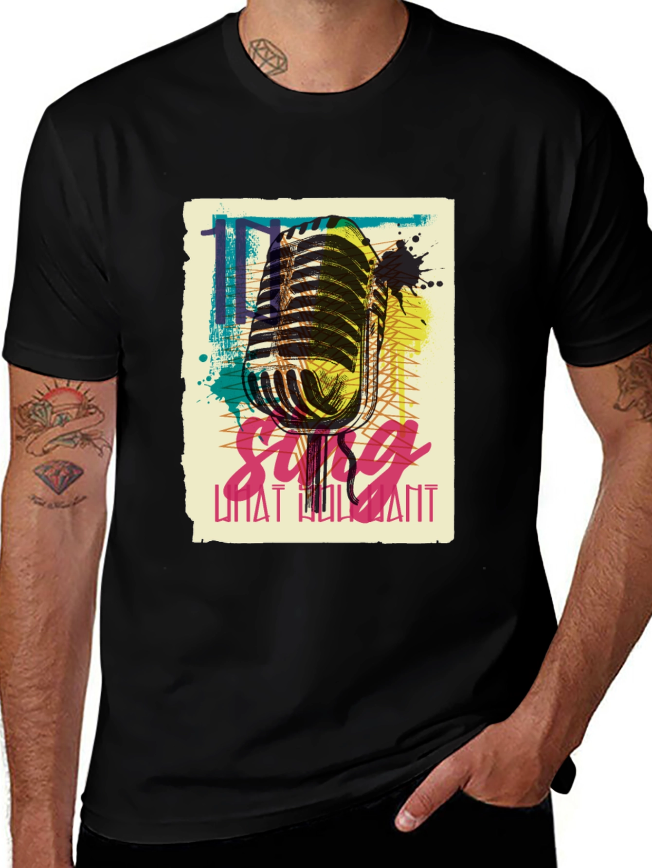 Sing What You Want Graphic T-Shirt