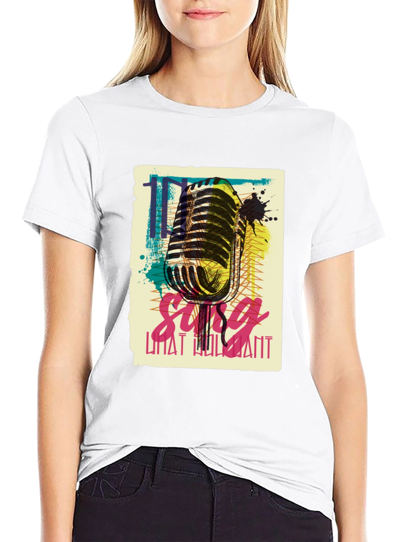 Sing What You Want Graphic T-Shirt