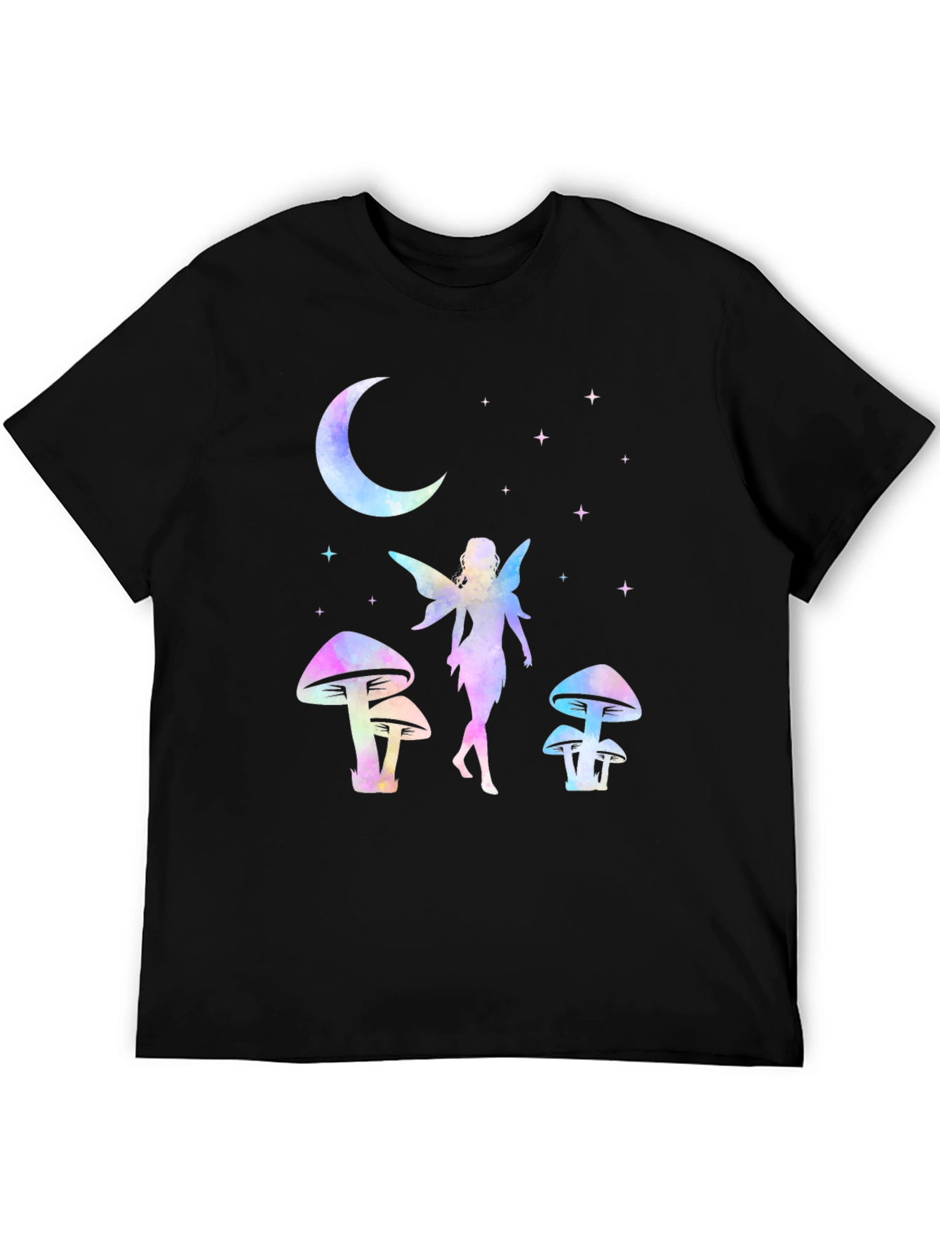 Fairycore T-Shirt Moon Stars Mushrooms Graphic Tee