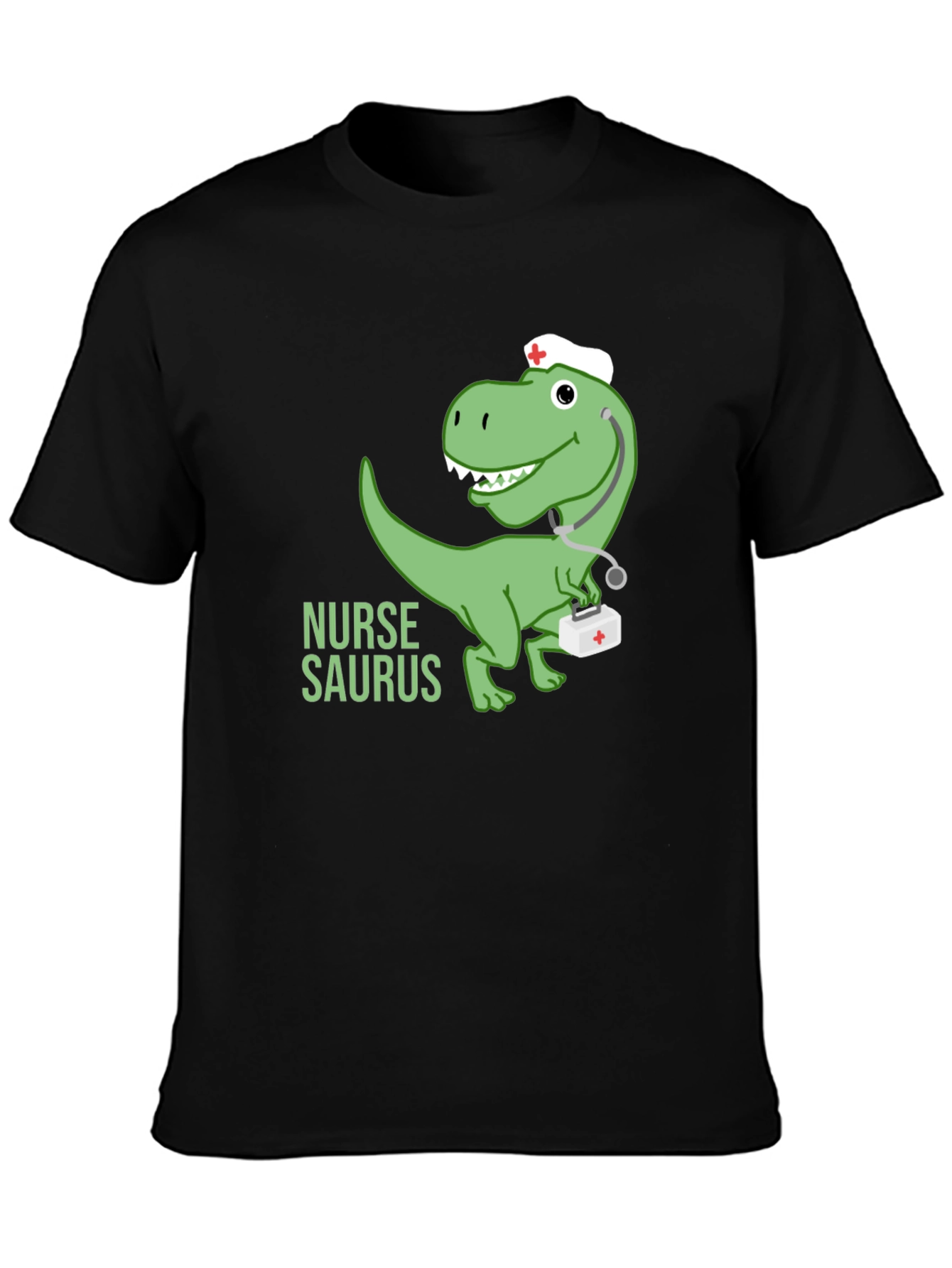 Nurse Dinosaur T-Shirt -  Medical Humor Tee