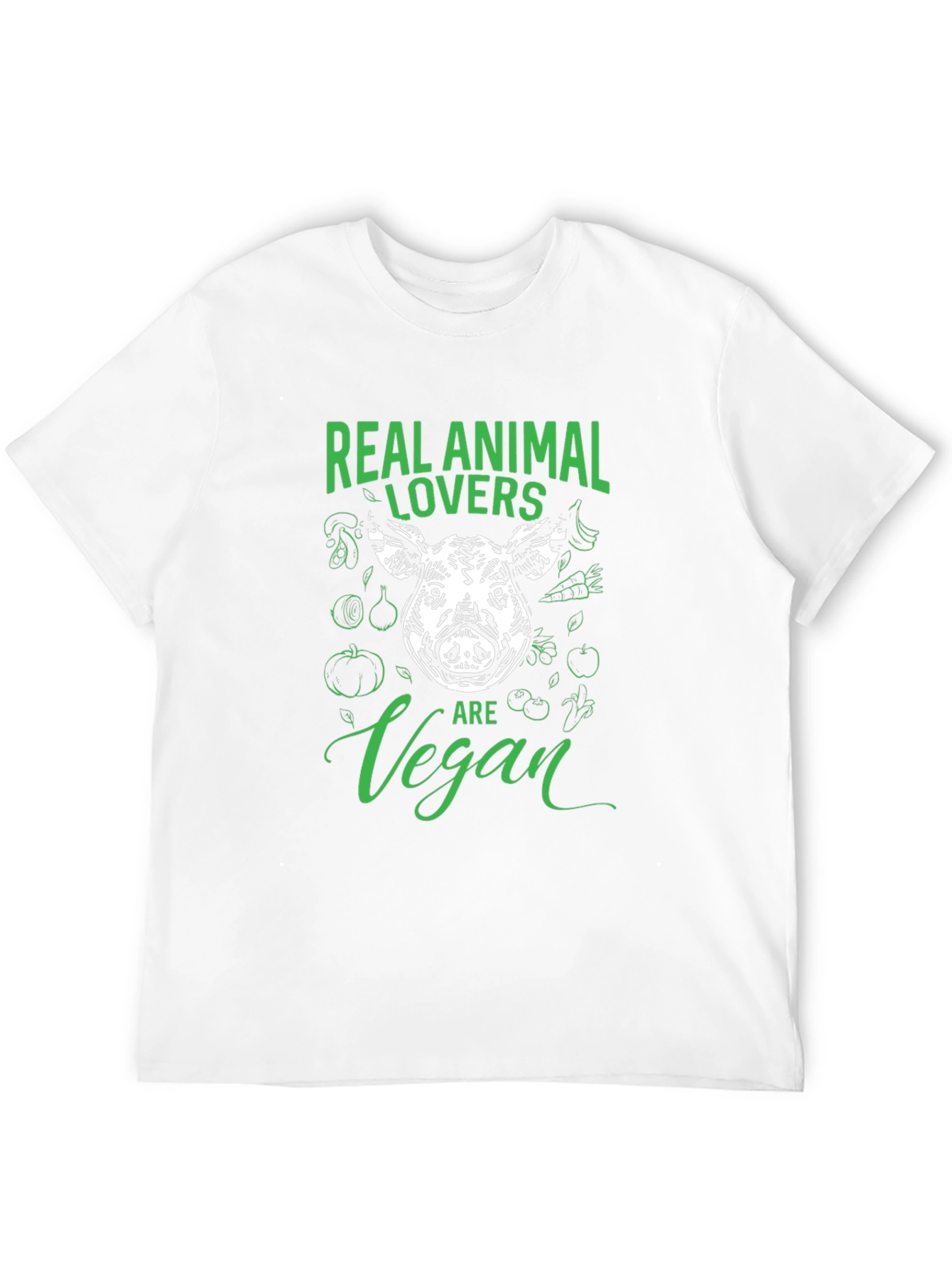 Real Animal Lovers Are Vegan T-Shirt