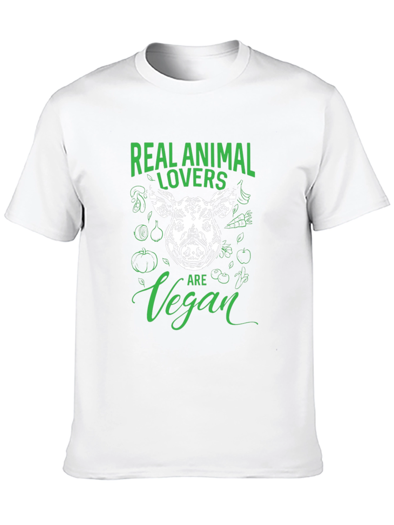 Real Animal Lovers Are Vegan T-Shirt