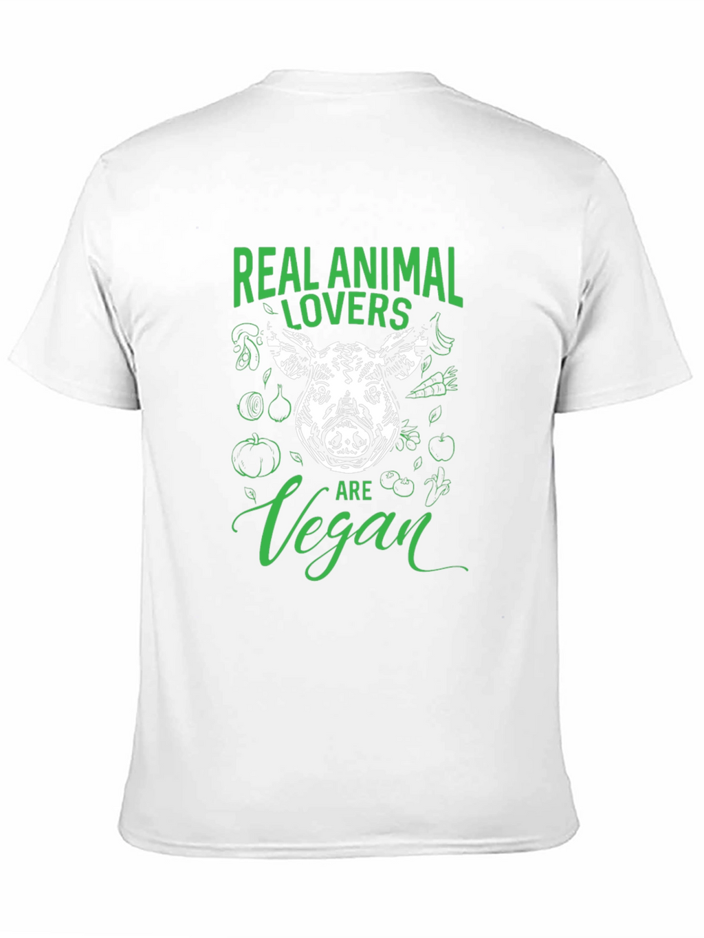 Real Animal Lovers Are Vegan T-Shirt