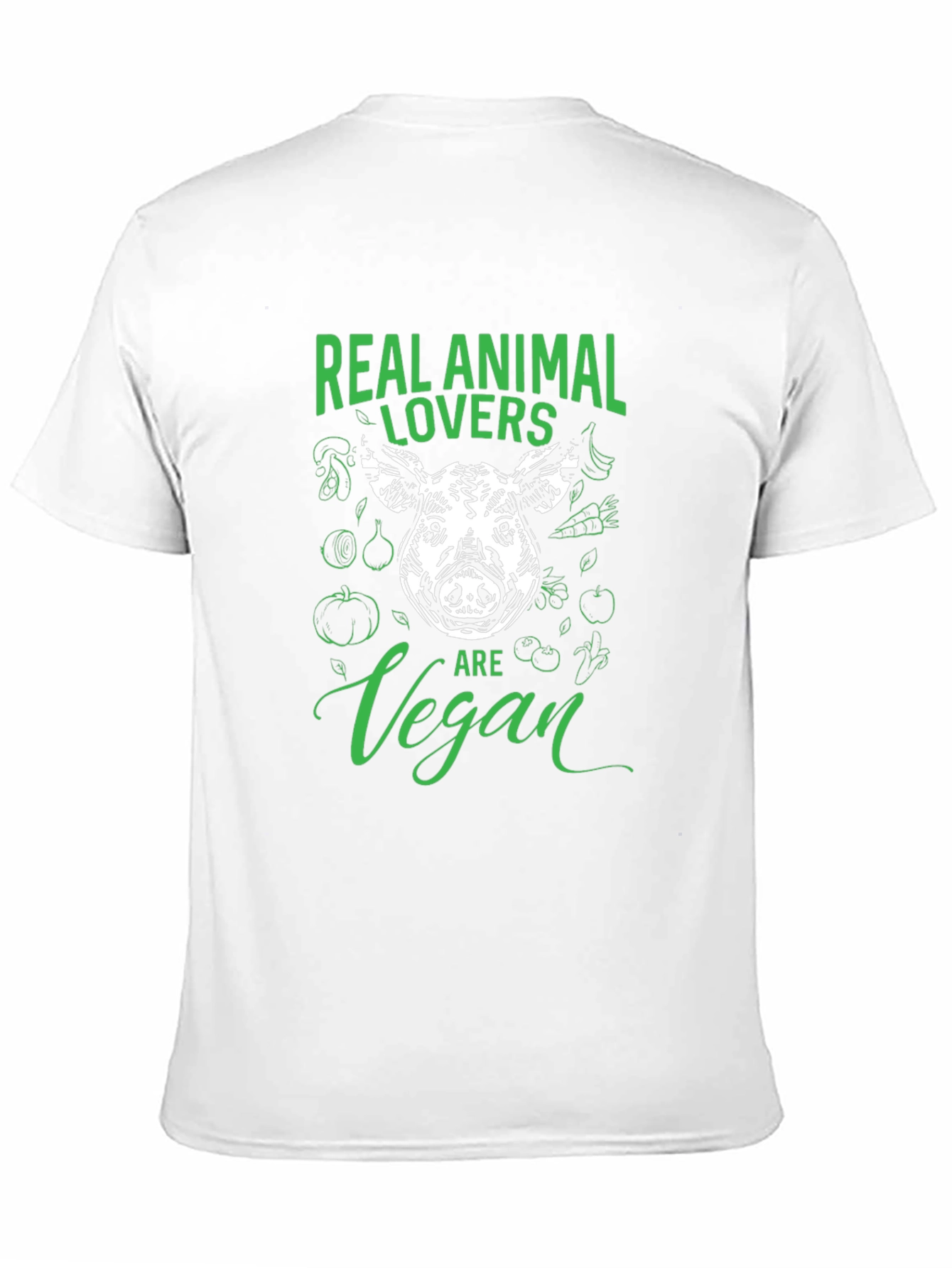 Real Animal Lovers Are Vegan T-Shirt