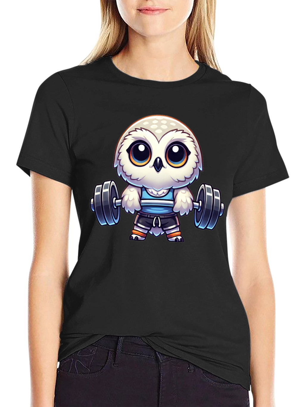 Workout Owl T-Shirt - Gym Animal Tee