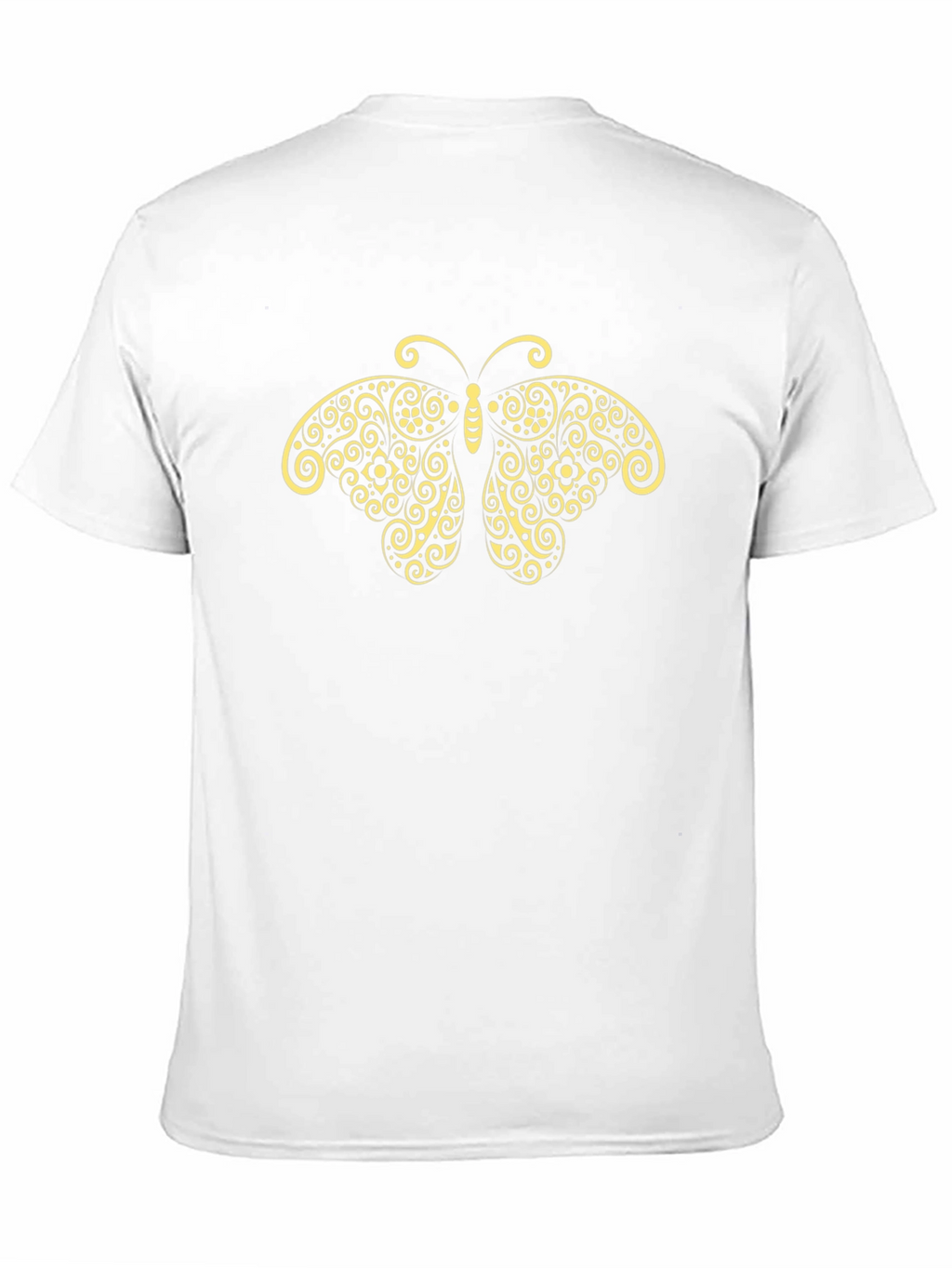 Butterfly Graphic Tee - Black Cotton Blend