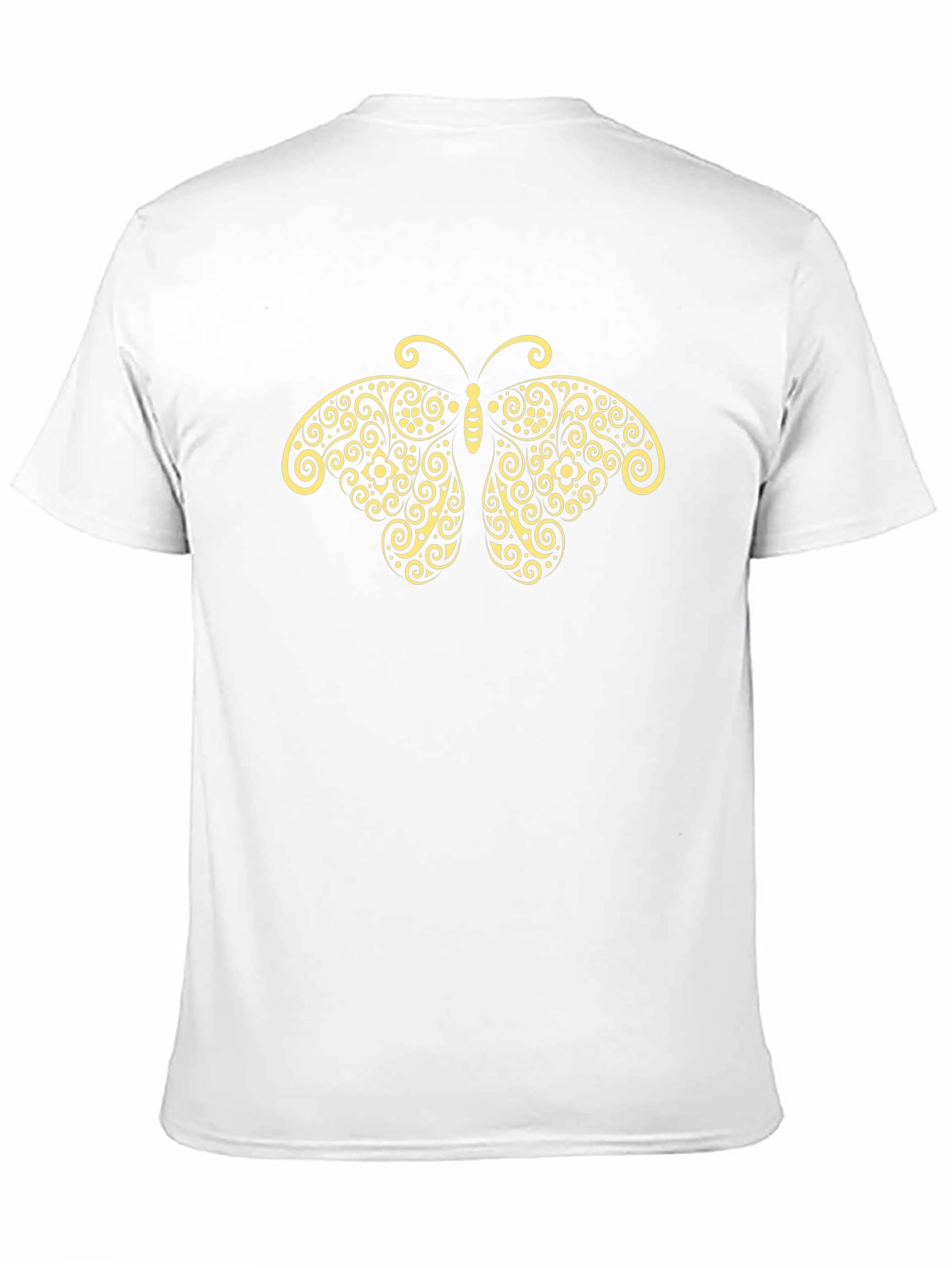 Butterfly Graphic Tee - Black Cotton Blend