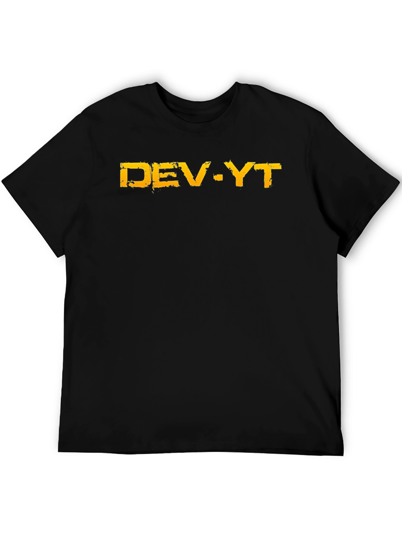 DEV-YT Graphic Tee - Black Cotton Blend