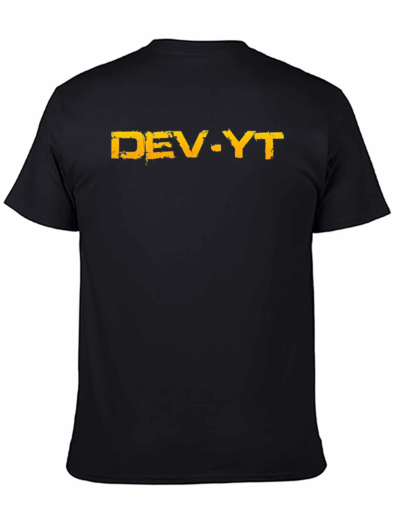 DEV-YT Graphic Tee - Black Cotton Blend