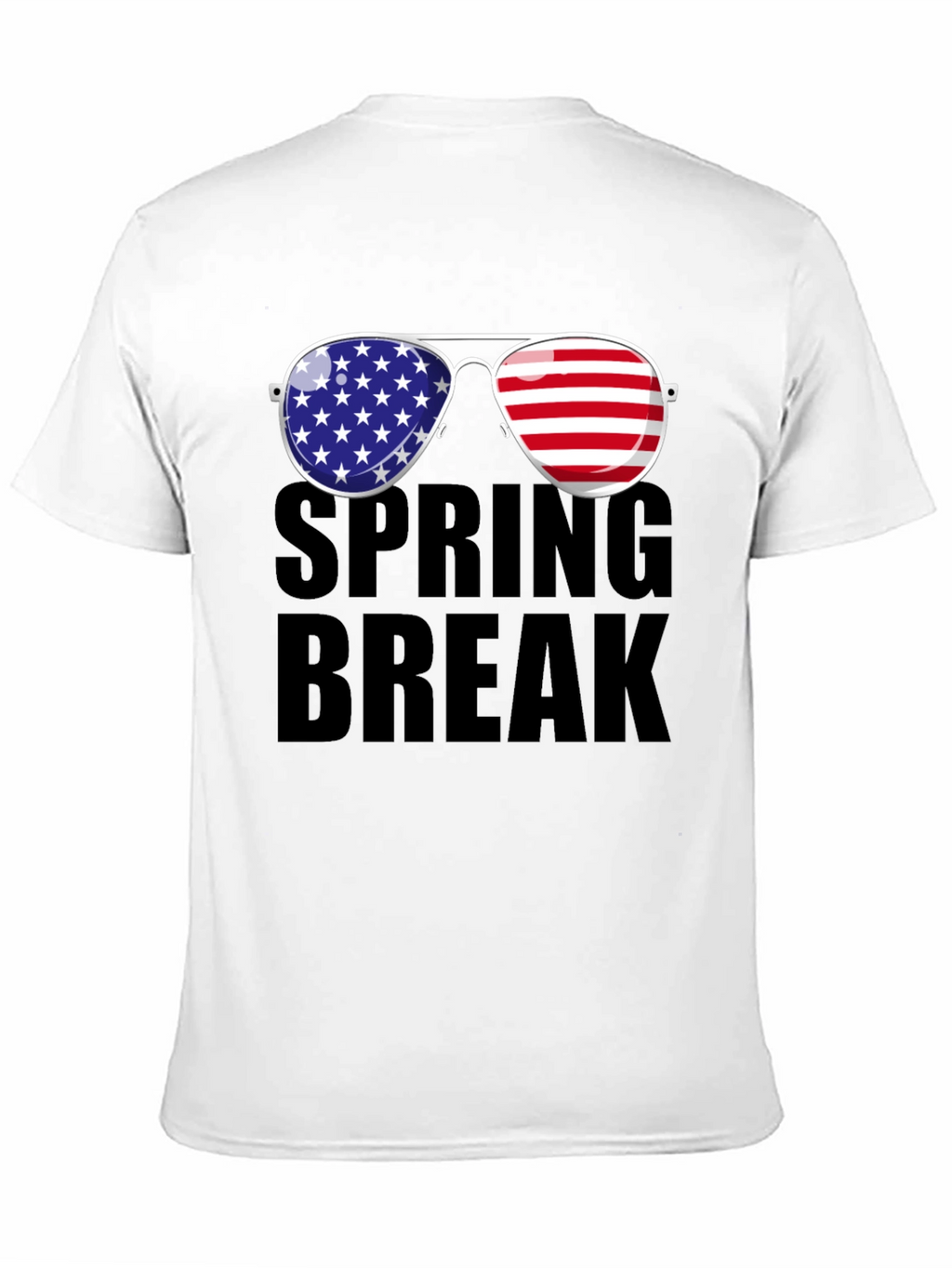 Spring Break American Flag Sunglasses T-Shirt