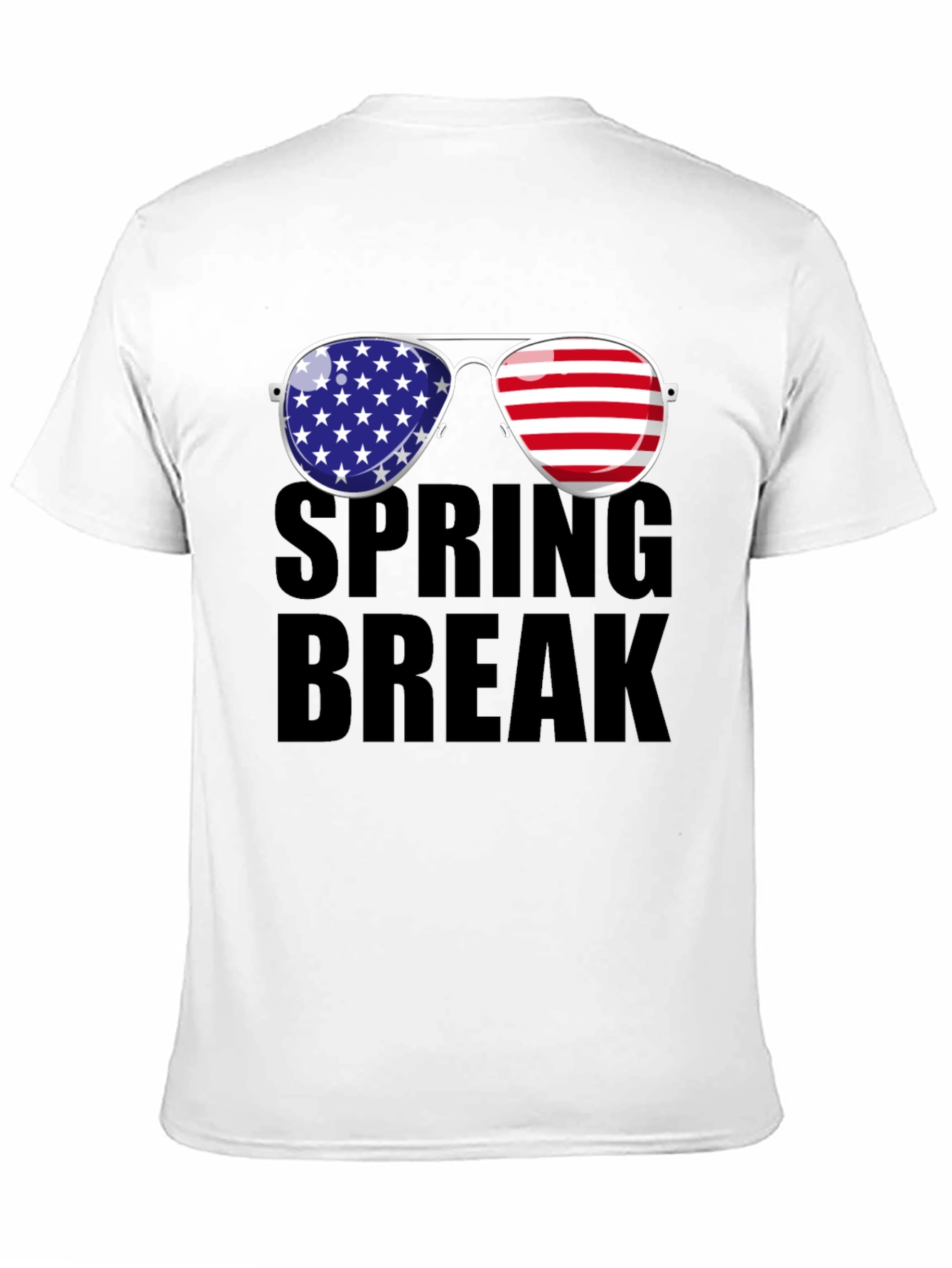 Spring Break American Flag Sunglasses T-Shirt