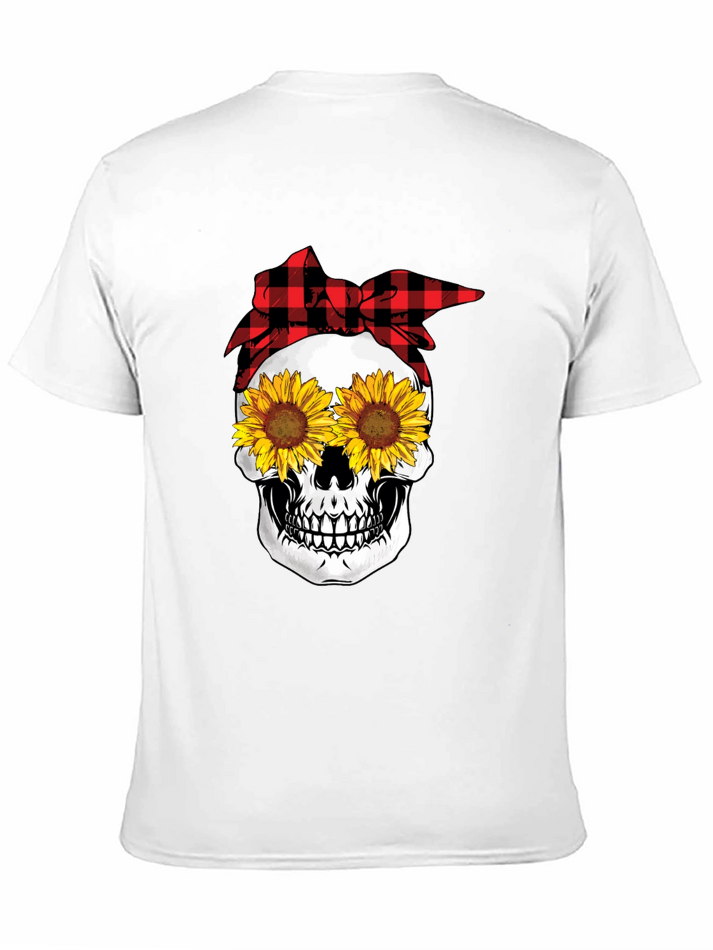 Sunflower Skull Graphic Tee