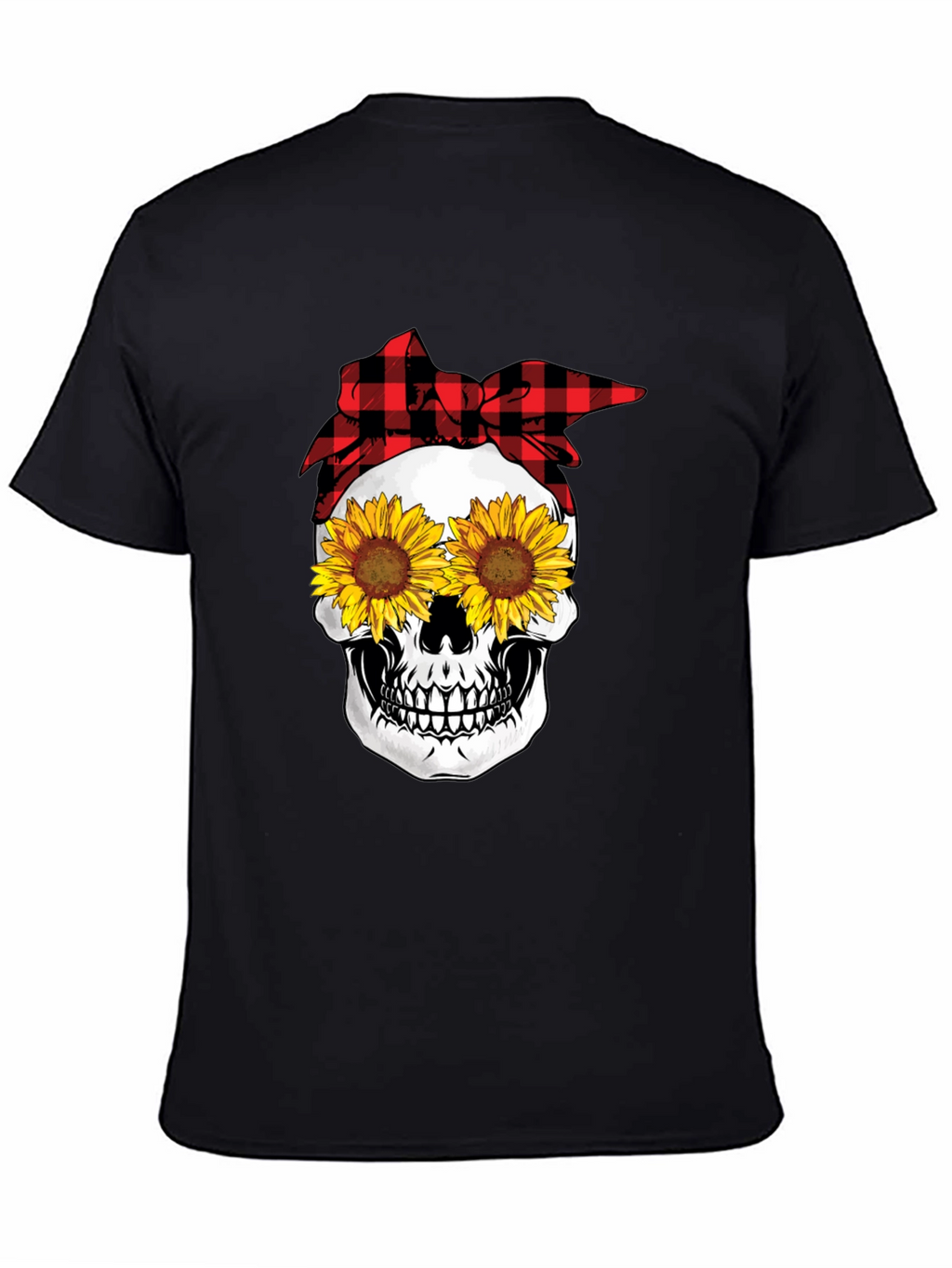 Sunflower Skull Graphic Tee