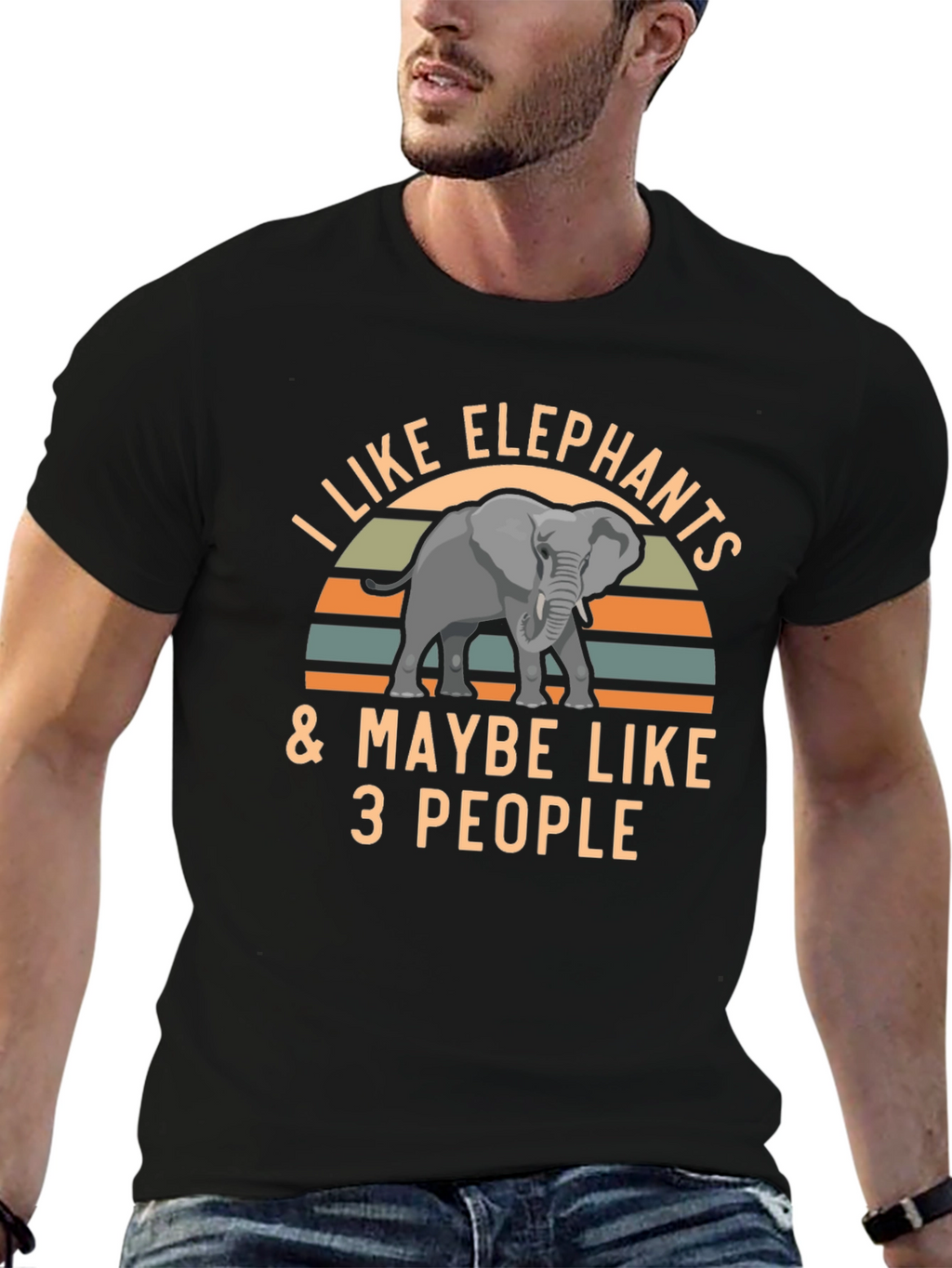 I Like Elephants Graphic Tee