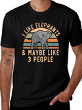I Like Elephants Graphic Tee