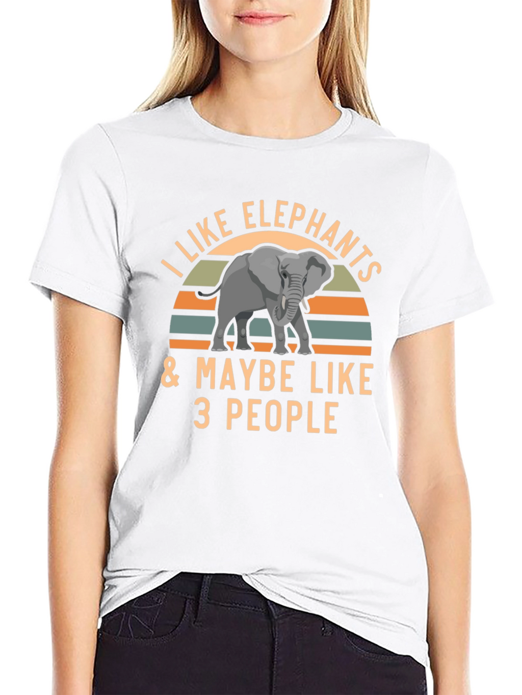 I Like Elephants Graphic Tee