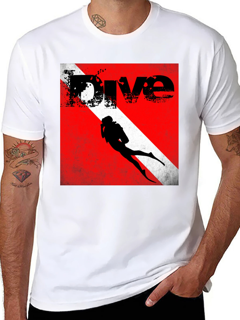 Dive Flag T-Shirt - Scuba Diving Tee