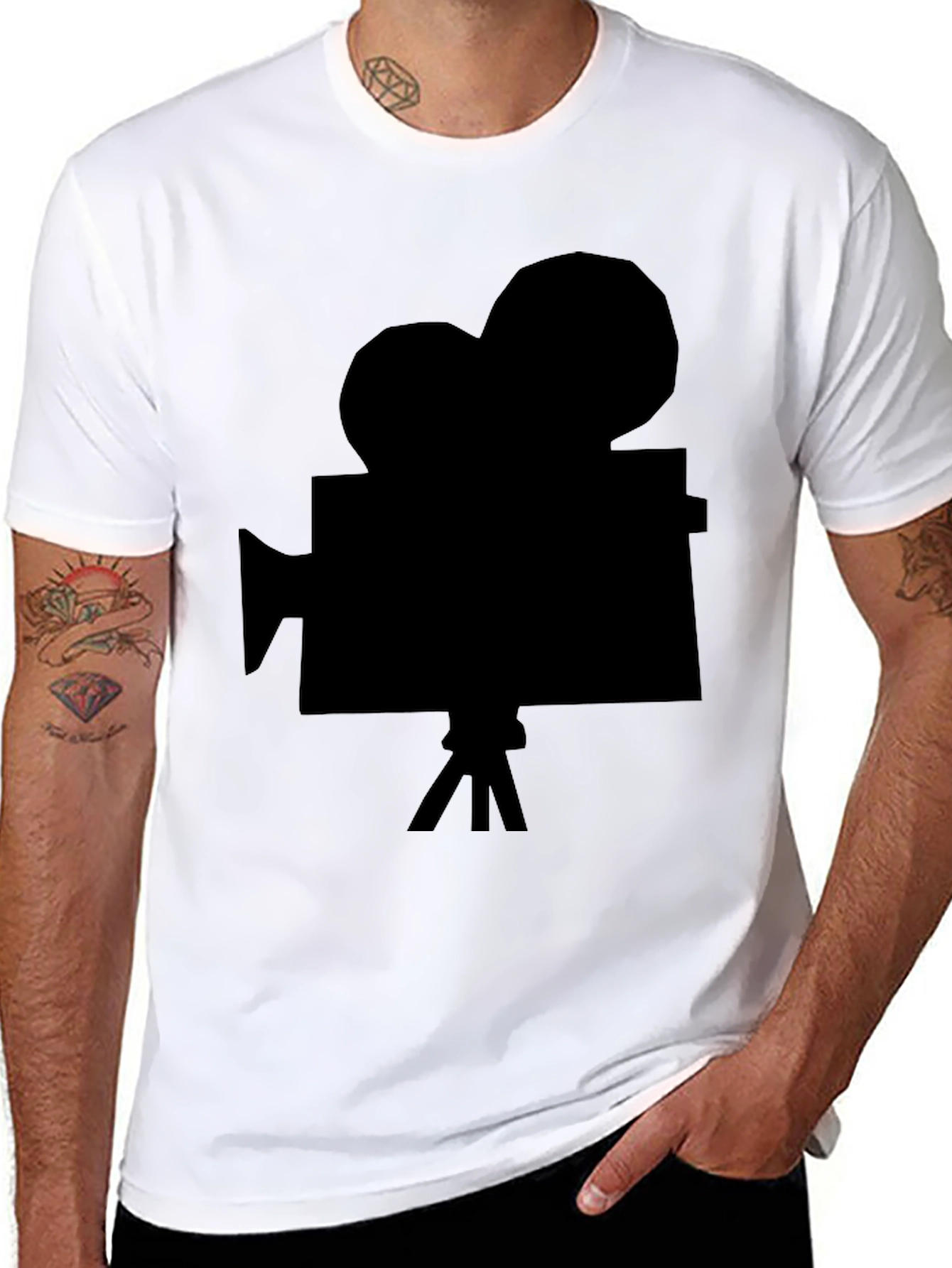 Retro Camera Graphic T-Shirt - Classic Film Lover Tee