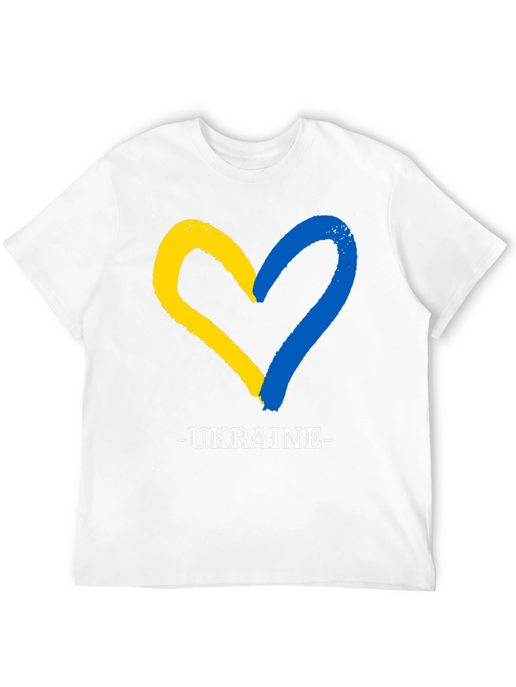 Ukraine Heart Flag T-Shirt