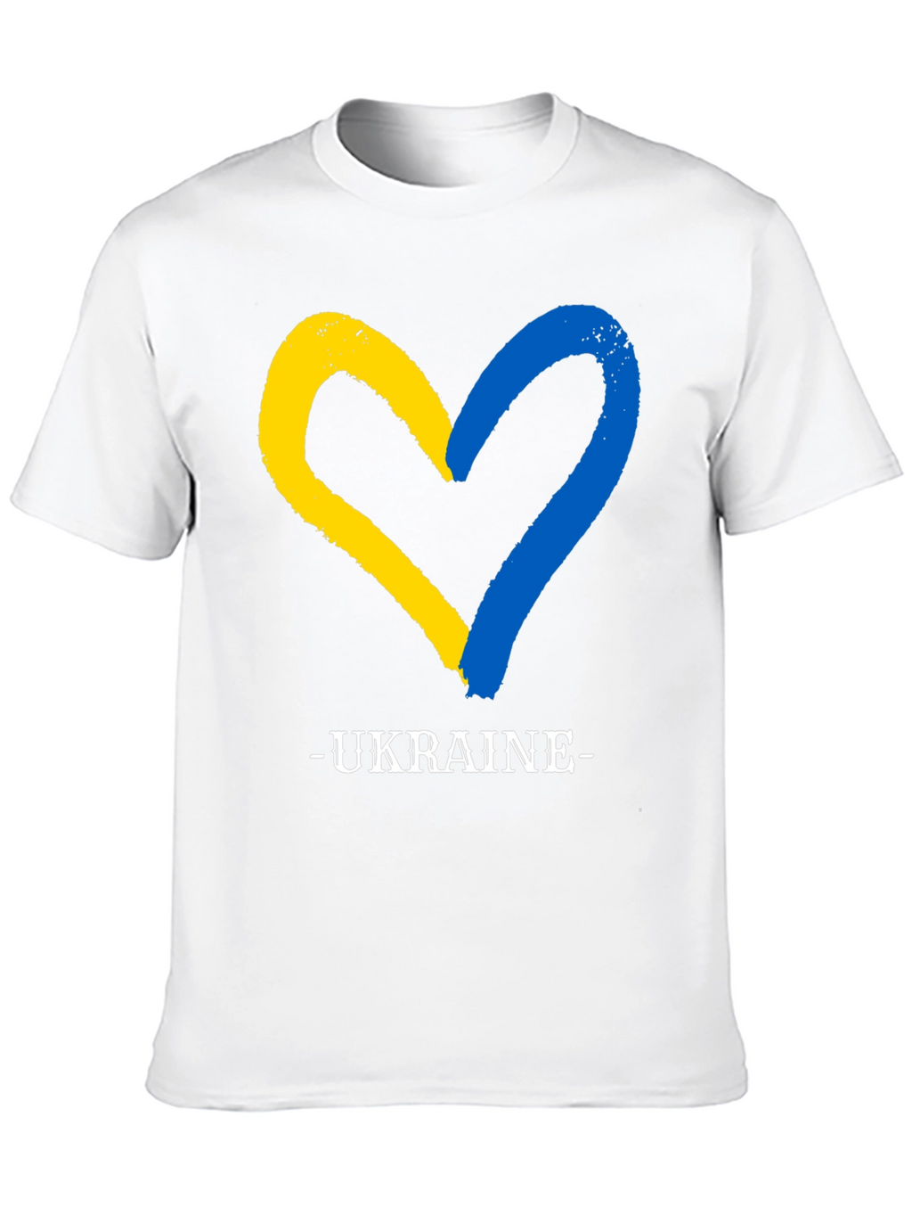 Ukraine Heart Flag T-Shirt