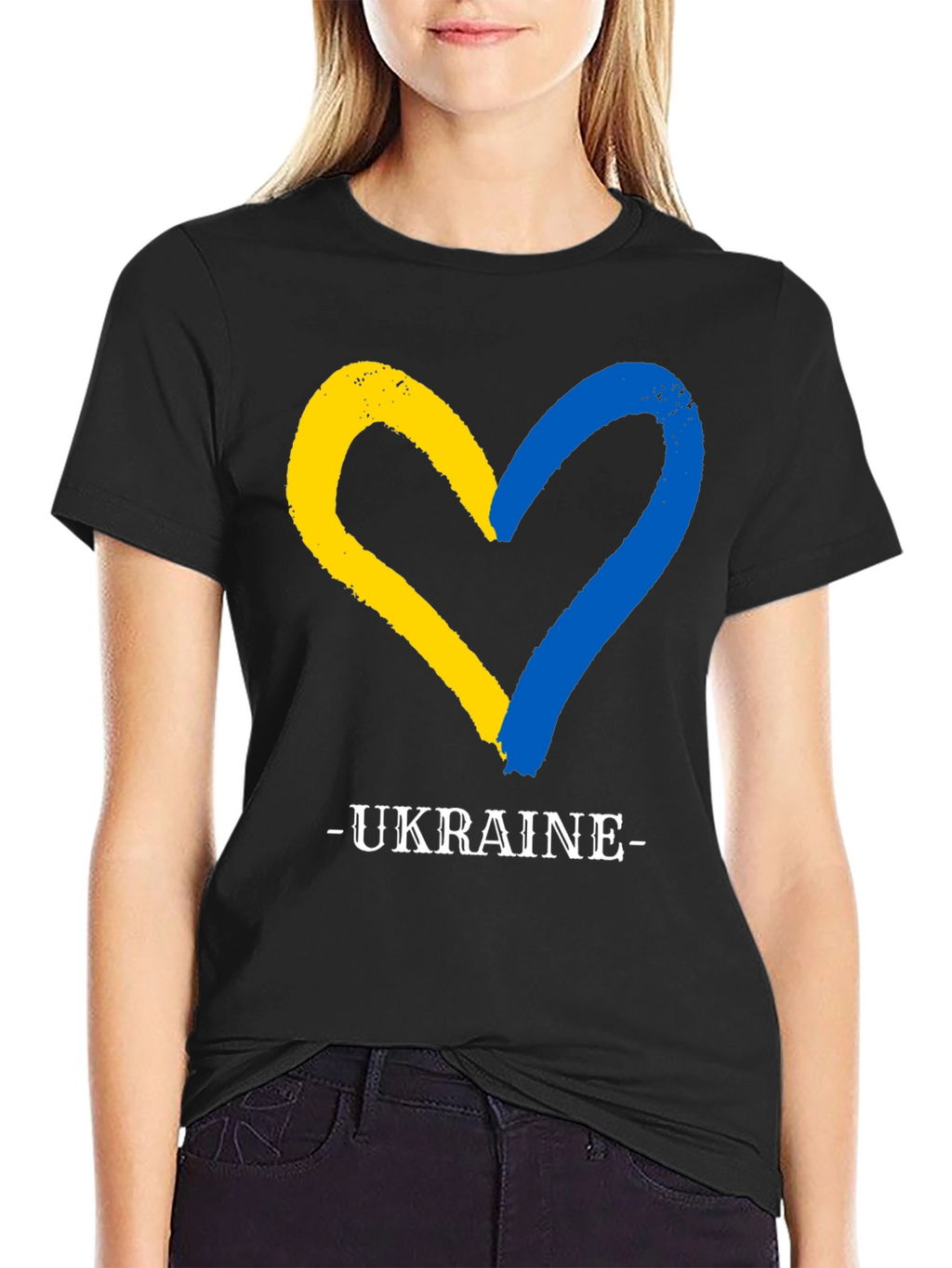 Ukraine Heart Flag T-Shirt