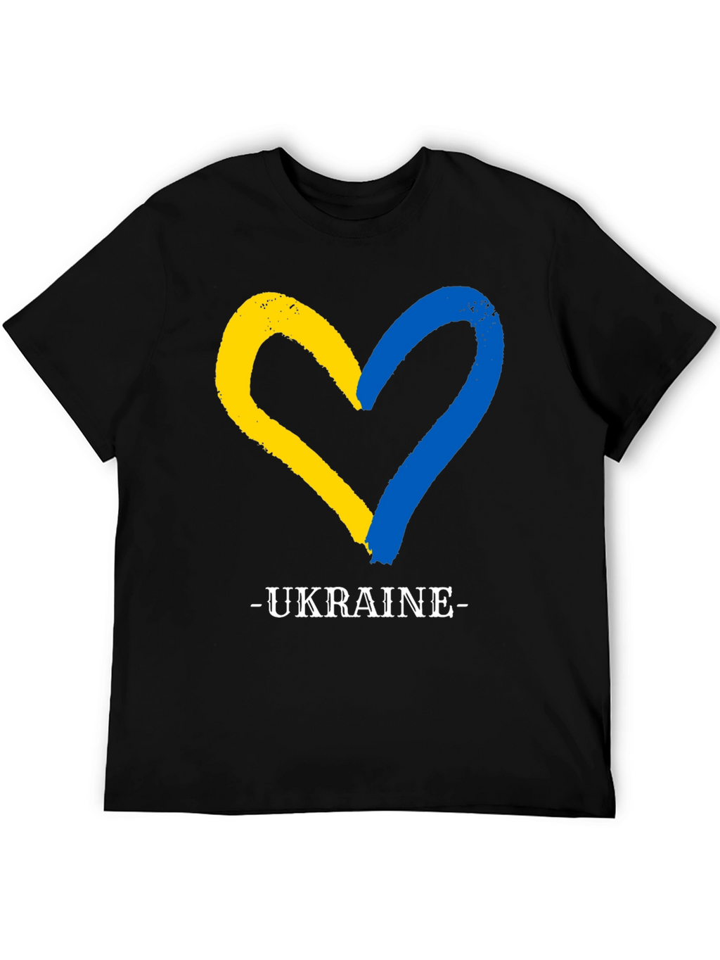 Ukraine Heart Flag T-Shirt