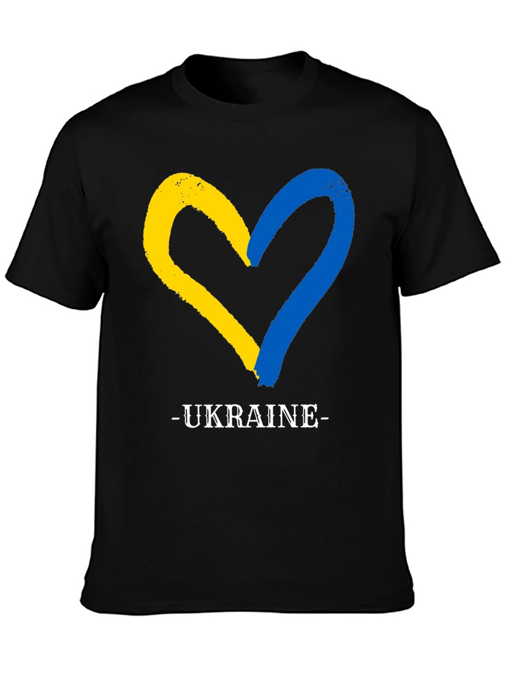 Ukraine Heart Flag T-Shirt