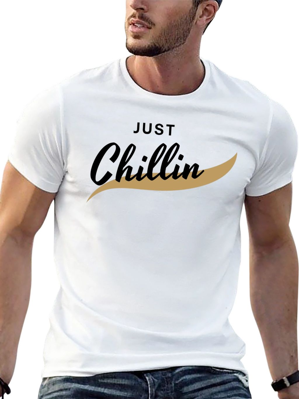 Just Chillin Graphic Tee - Casual Comfort Style