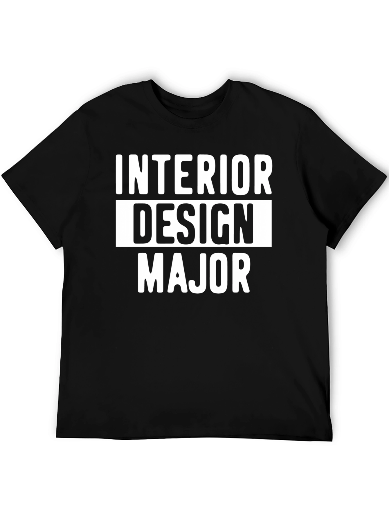 Interior Design Major T-Shirt Black
