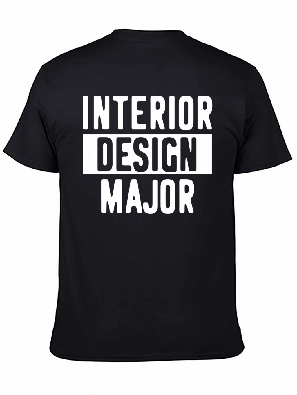 Interior Design Major T-Shirt Black