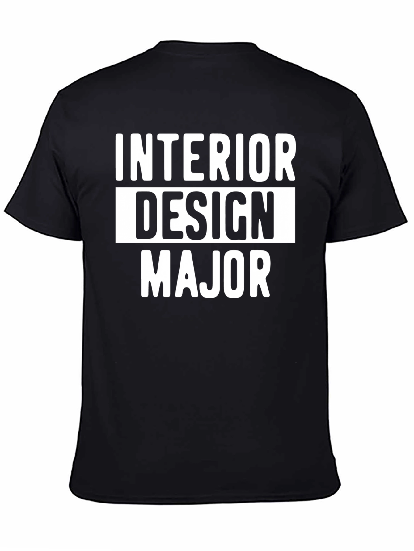 Interior Design Major T-Shirt Black