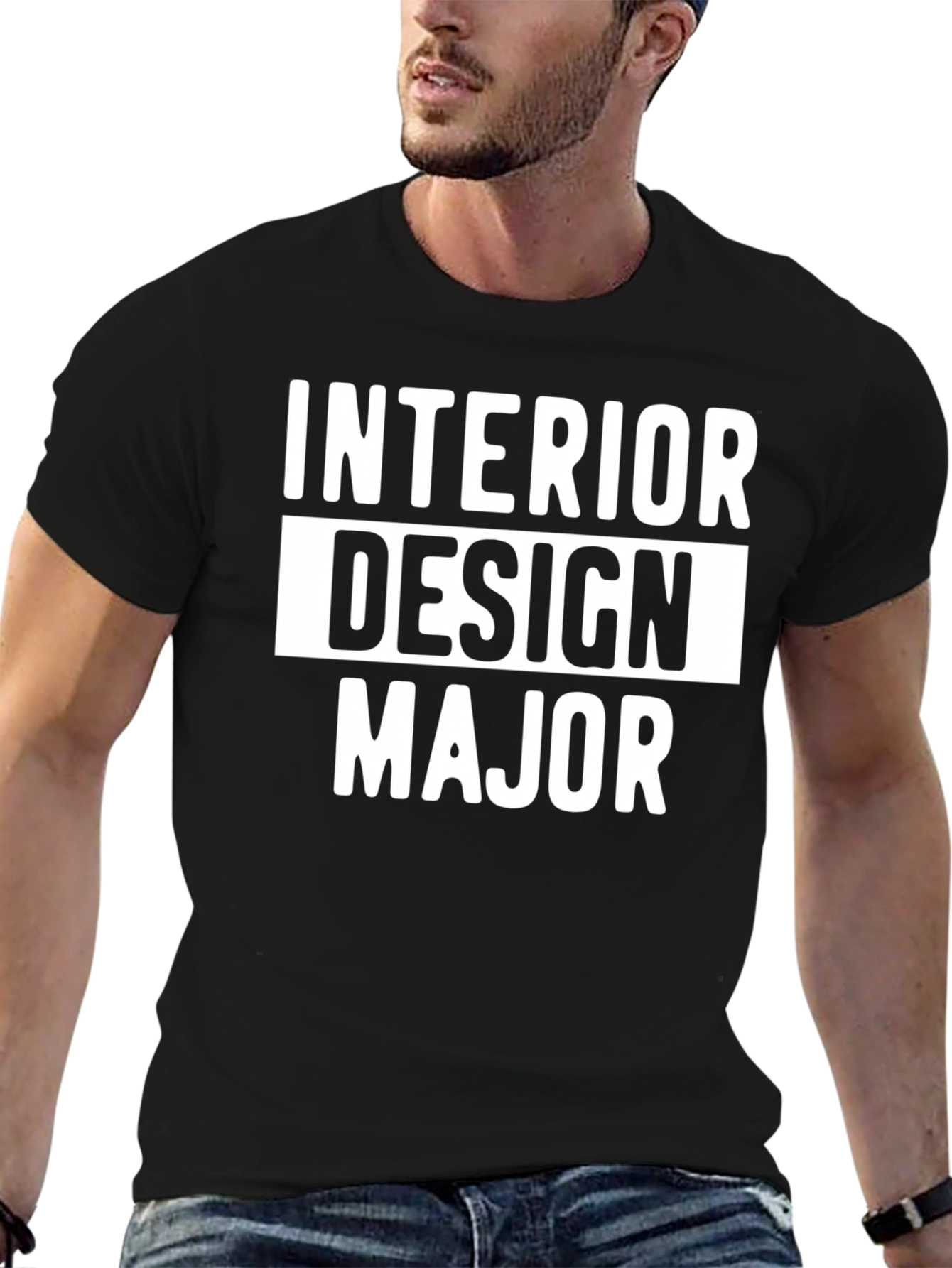 Interior Design Major T-Shirt Black