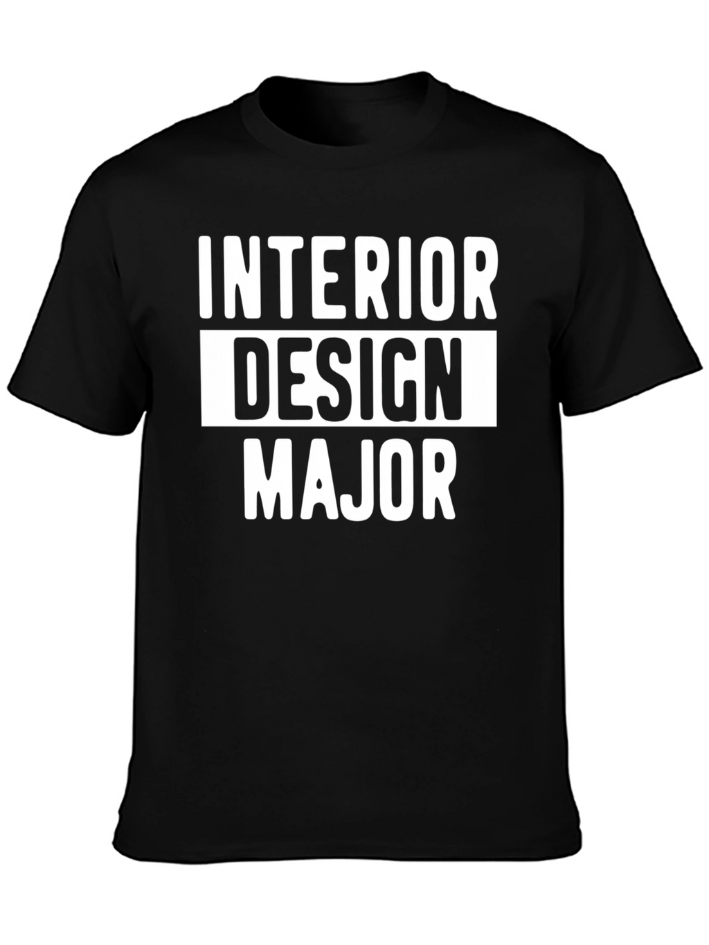 Interior Design Major T-Shirt Black