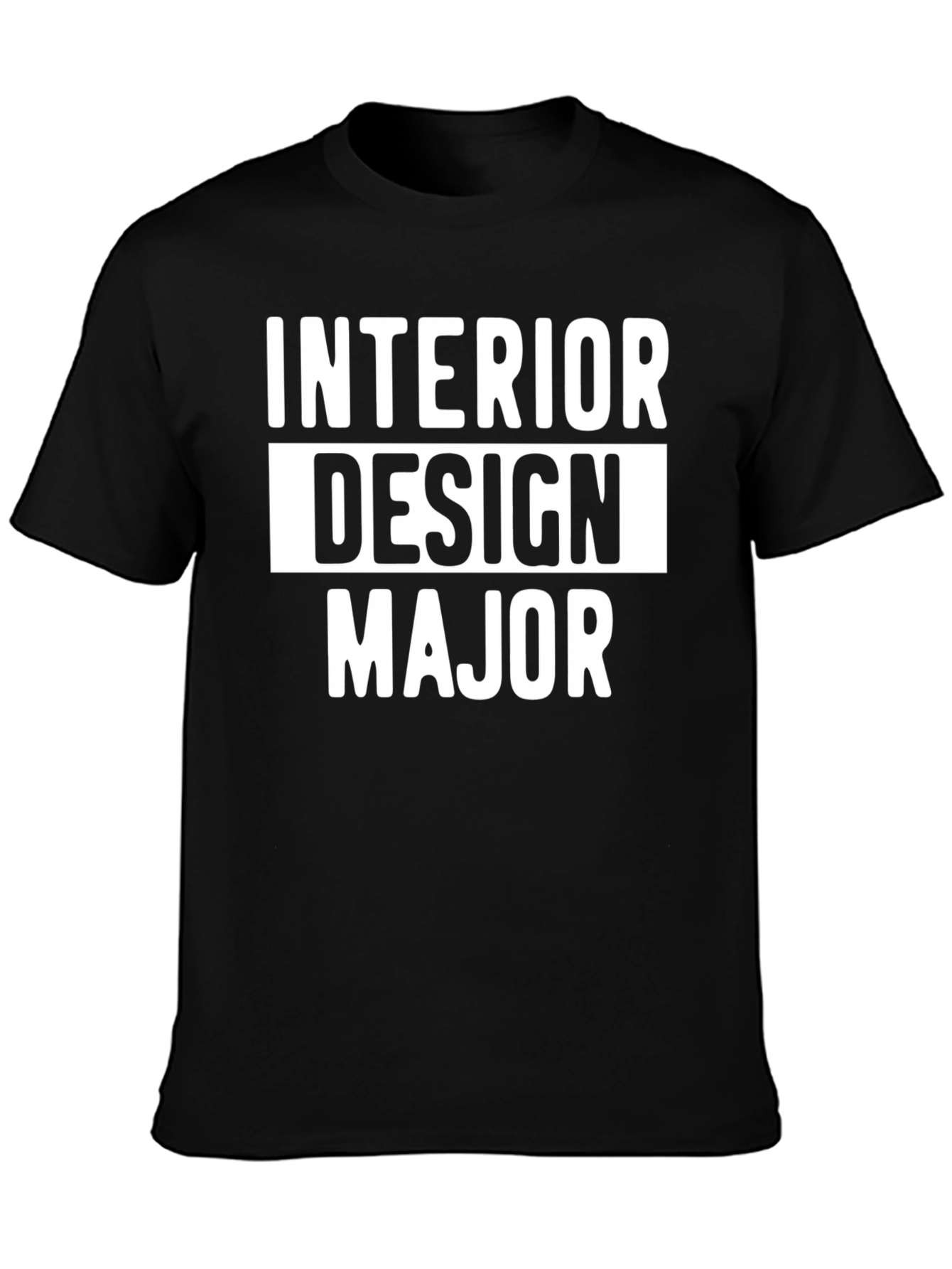 Interior Design Major T-Shirt Black