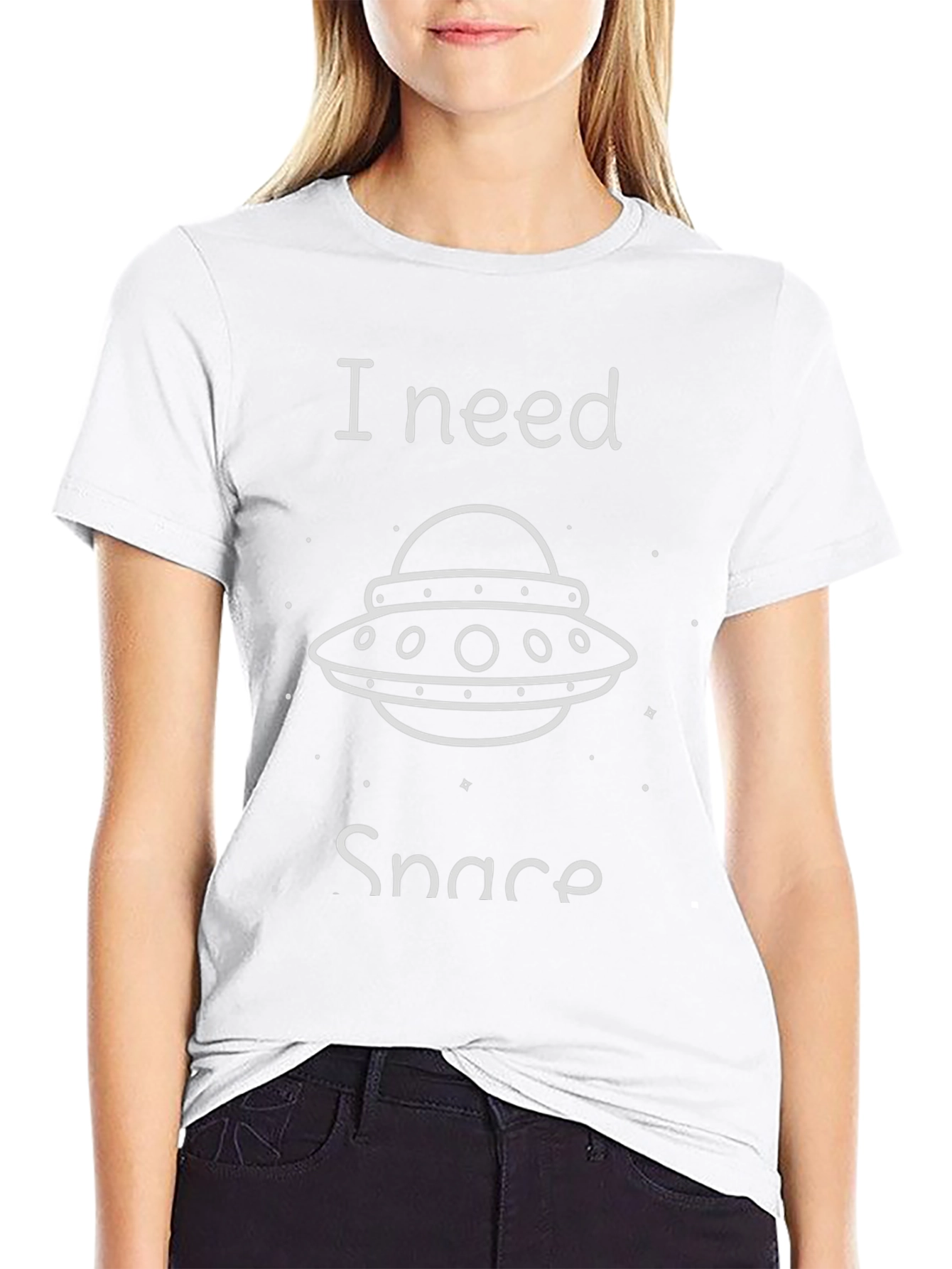 I Need Space UFO Graphic T-Shirt