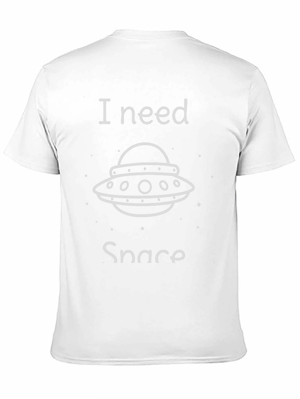 I Need Space UFO Graphic T-Shirt