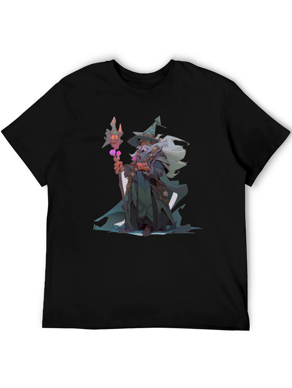 Wizard Graphic Black T-Shirt