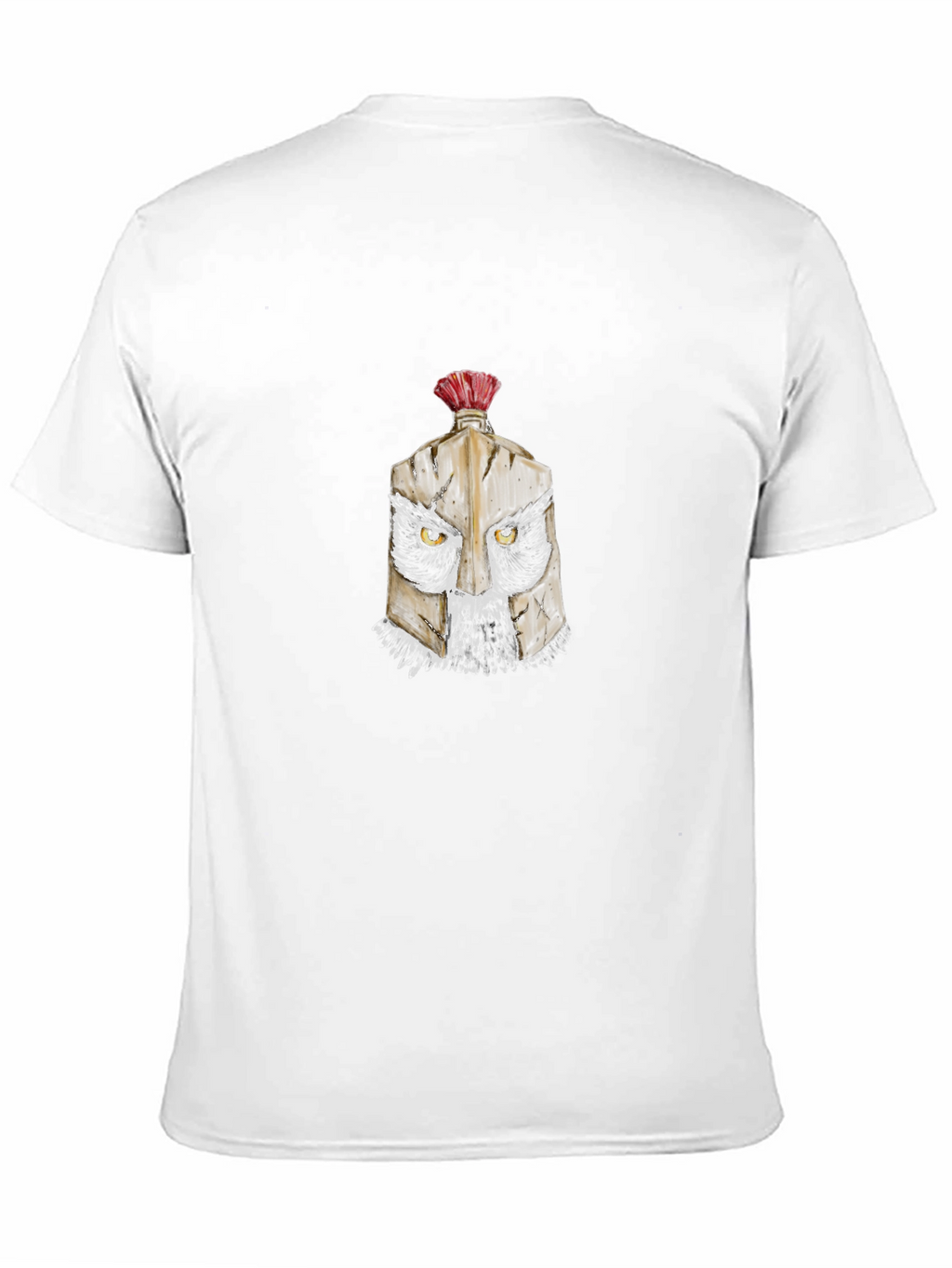 Warrior Helmet Graphic Black T-Shirt
