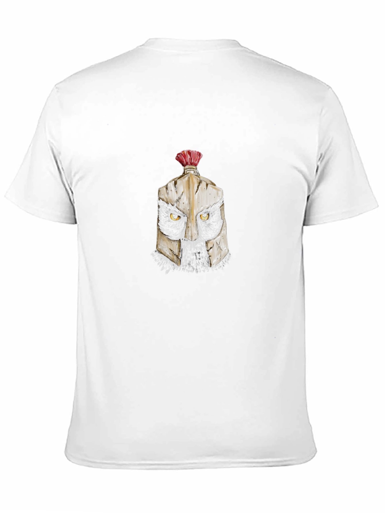 Warrior Helmet Graphic Black T-Shirt