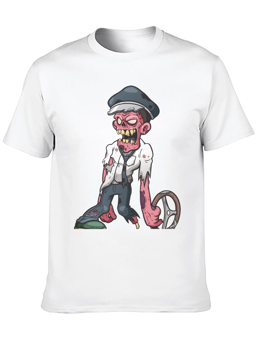 Zombie Driver Graphic T-Shirt - Horror Tee