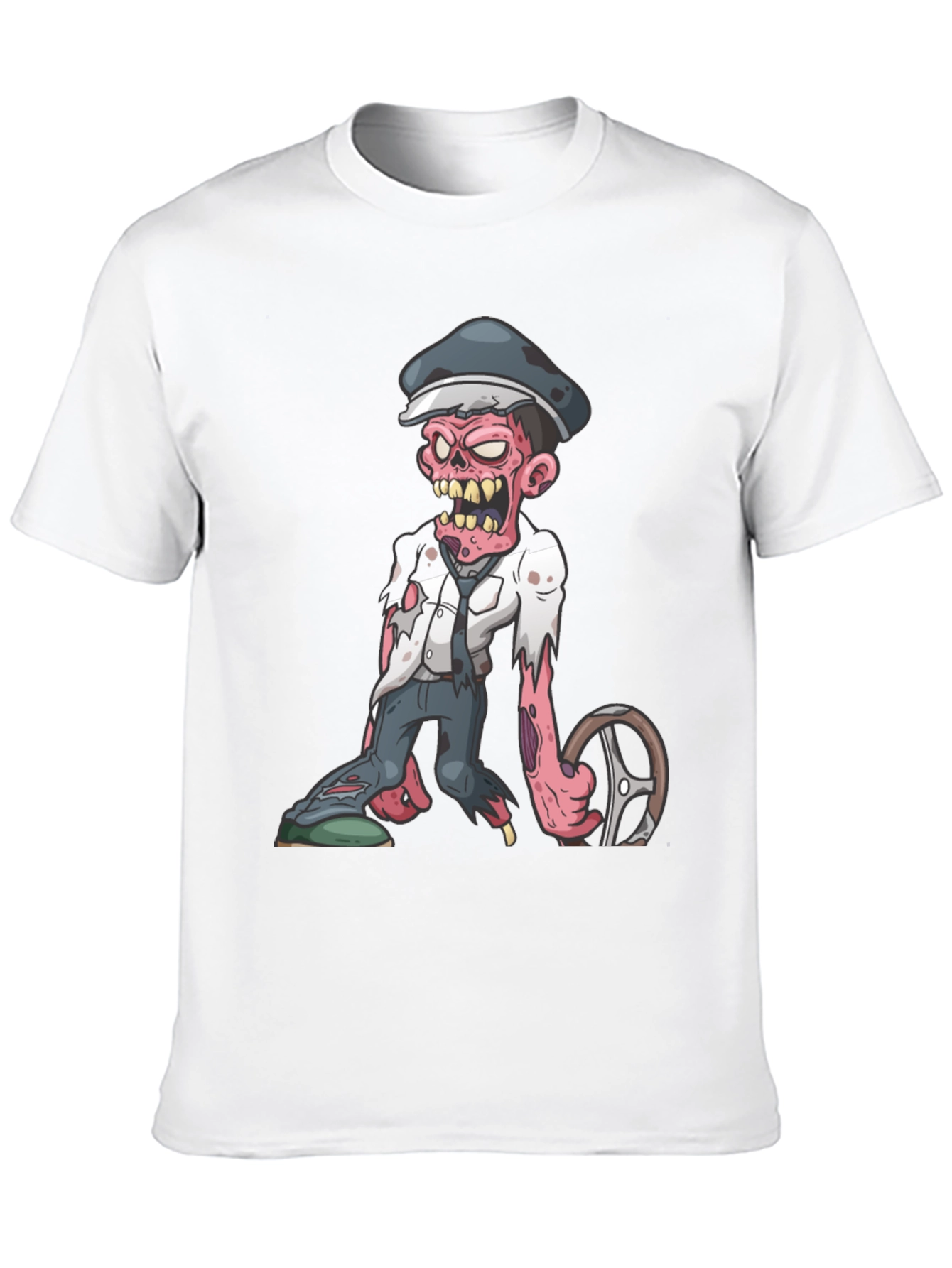 Zombie Driver Graphic T-Shirt - Horror Tee