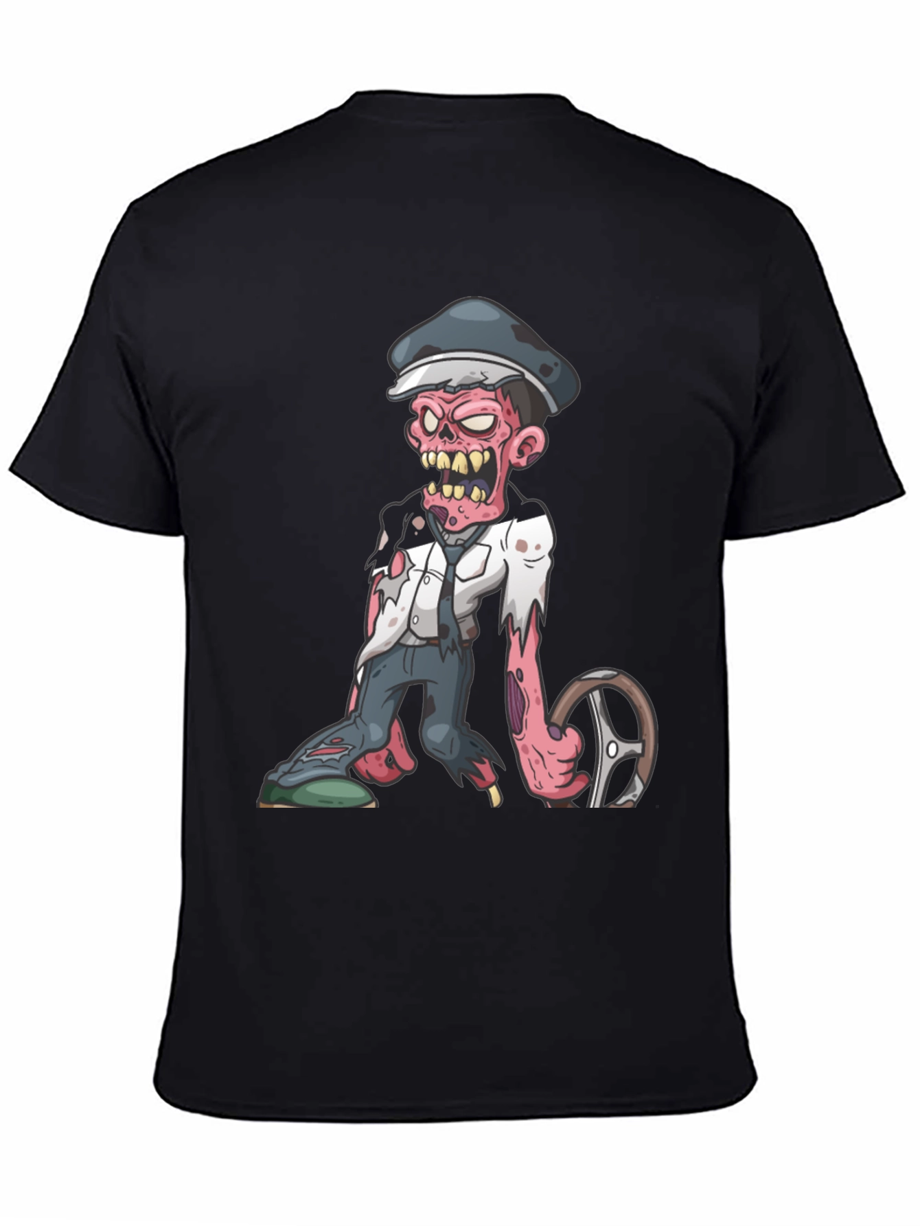 Zombie Driver Graphic T-Shirt - Horror Tee