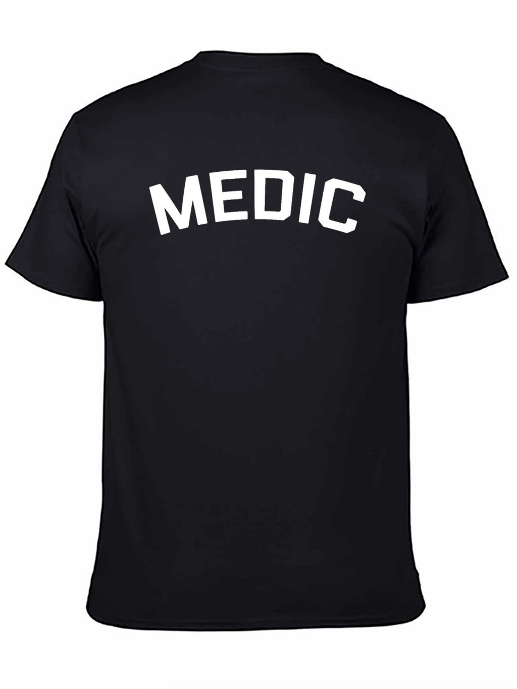 Medic T-Shirt - Bold White Text on Black
