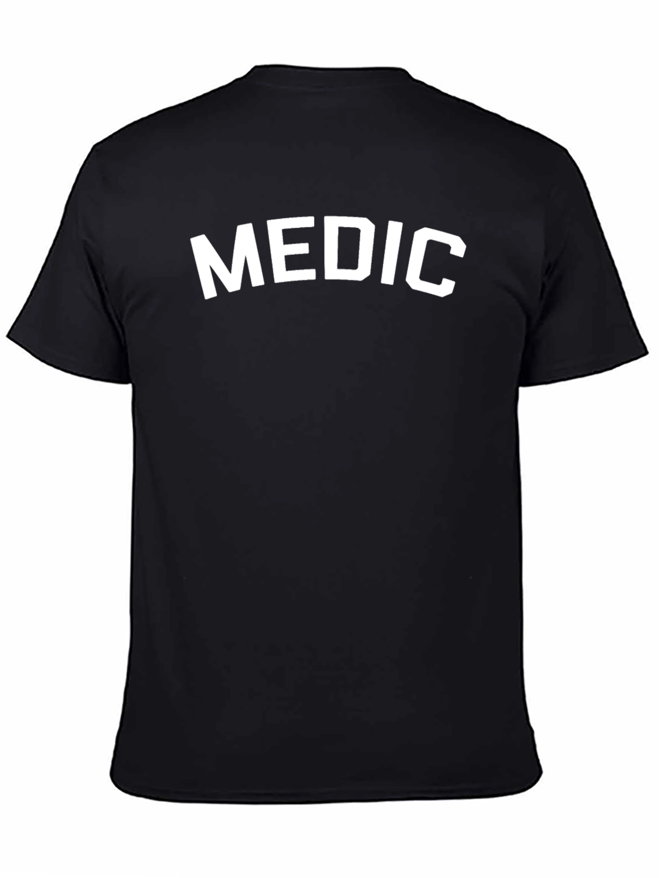 Medic T-Shirt - Bold White Text on Black