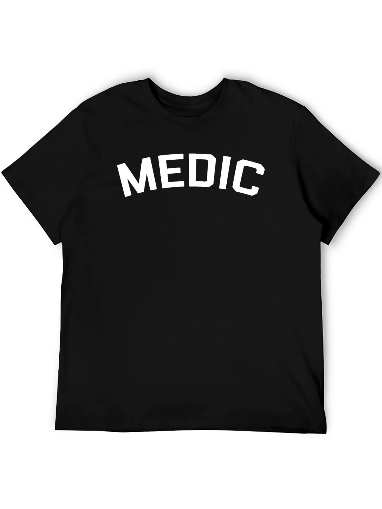 Medic T-Shirt - Bold White Text on Black