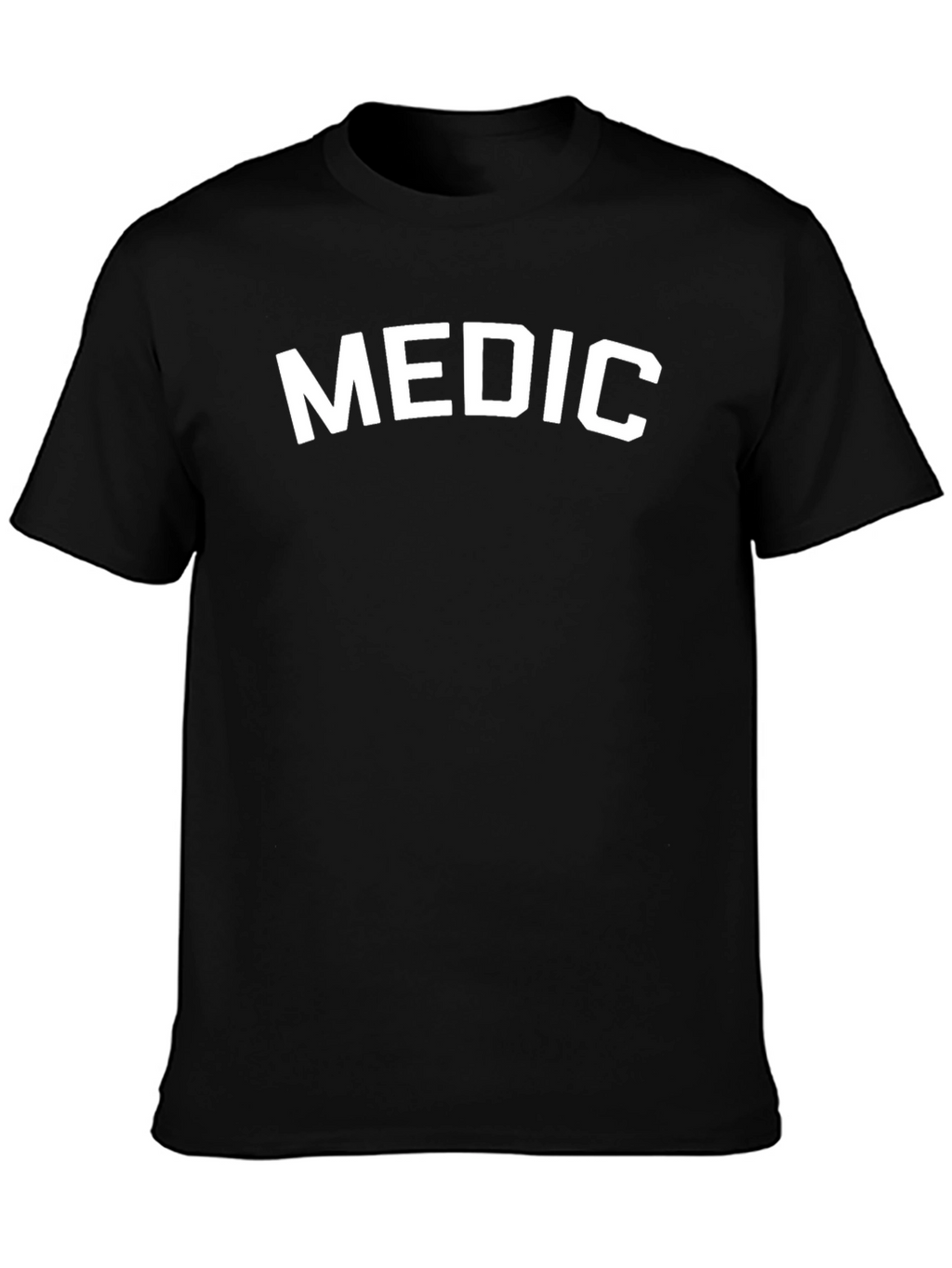 Medic T-Shirt - Bold White Text on Black