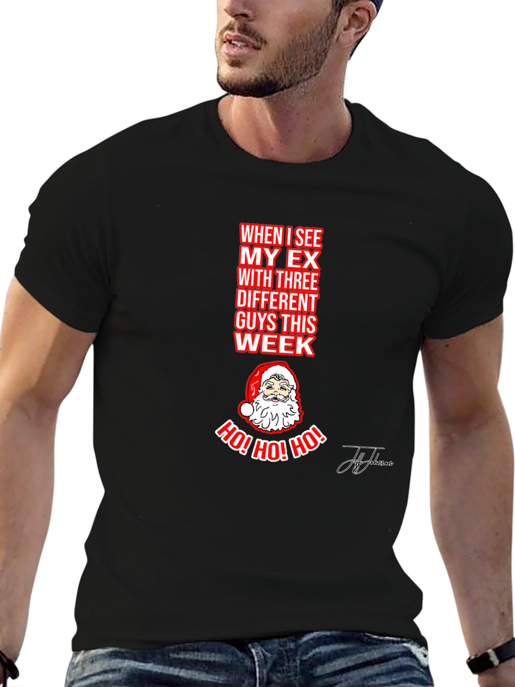 Ho! Ho! Ho! Funny Santa T-Shirt