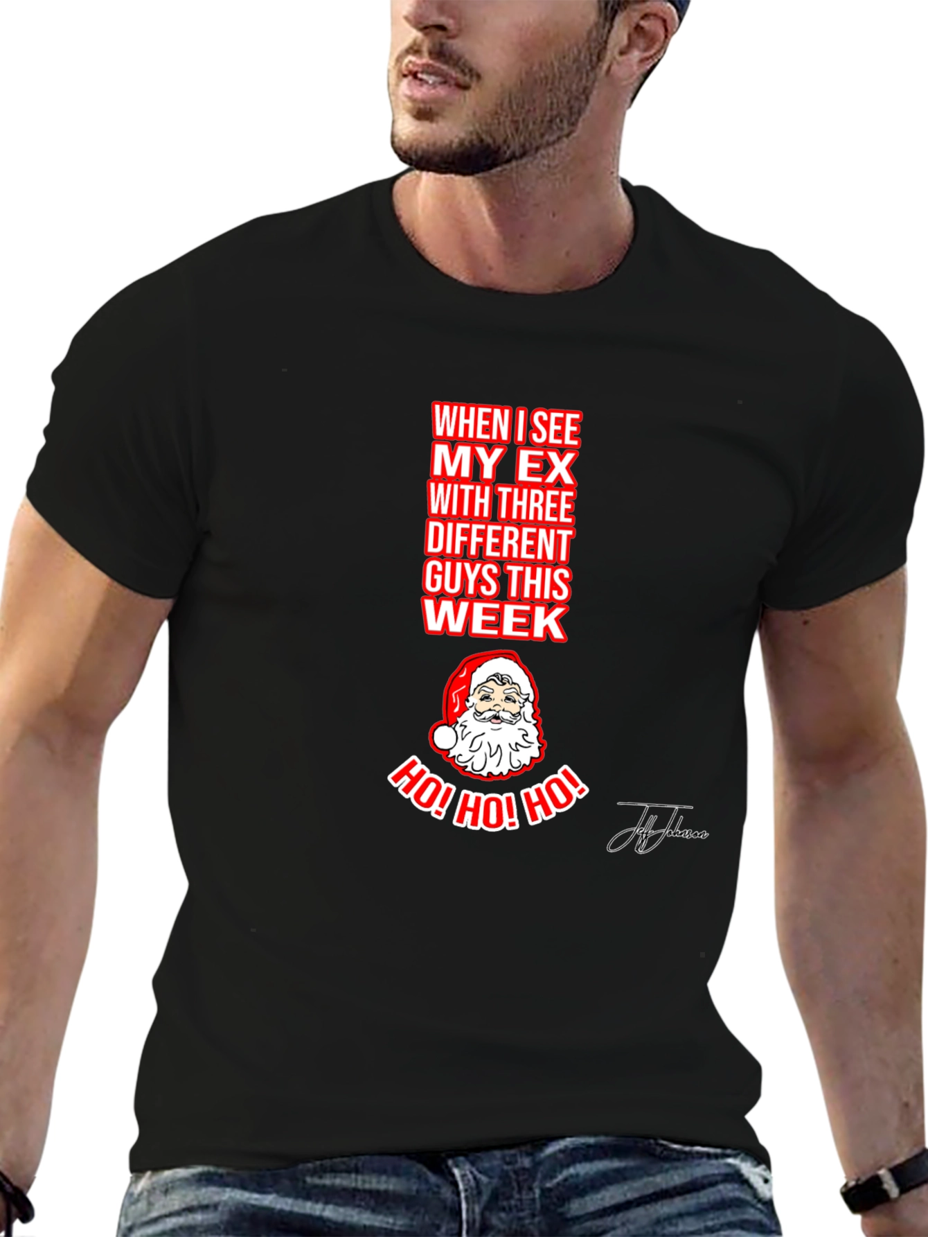 Ho! Ho! Ho! Funny Santa T-Shirt