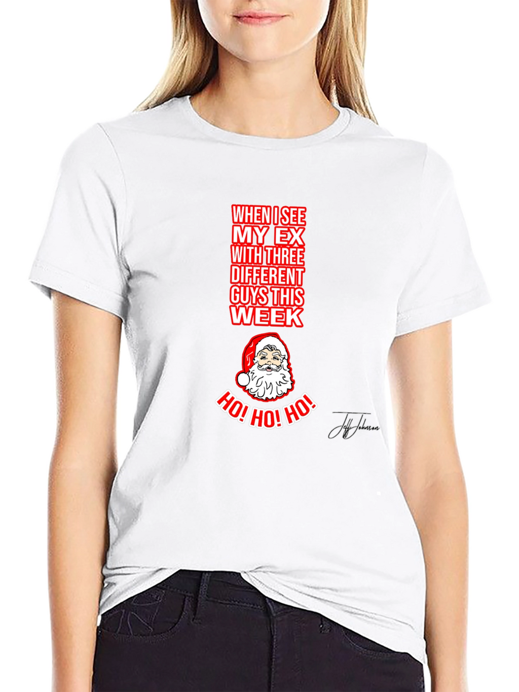 Ho! Ho! Ho! Funny Santa T-Shirt