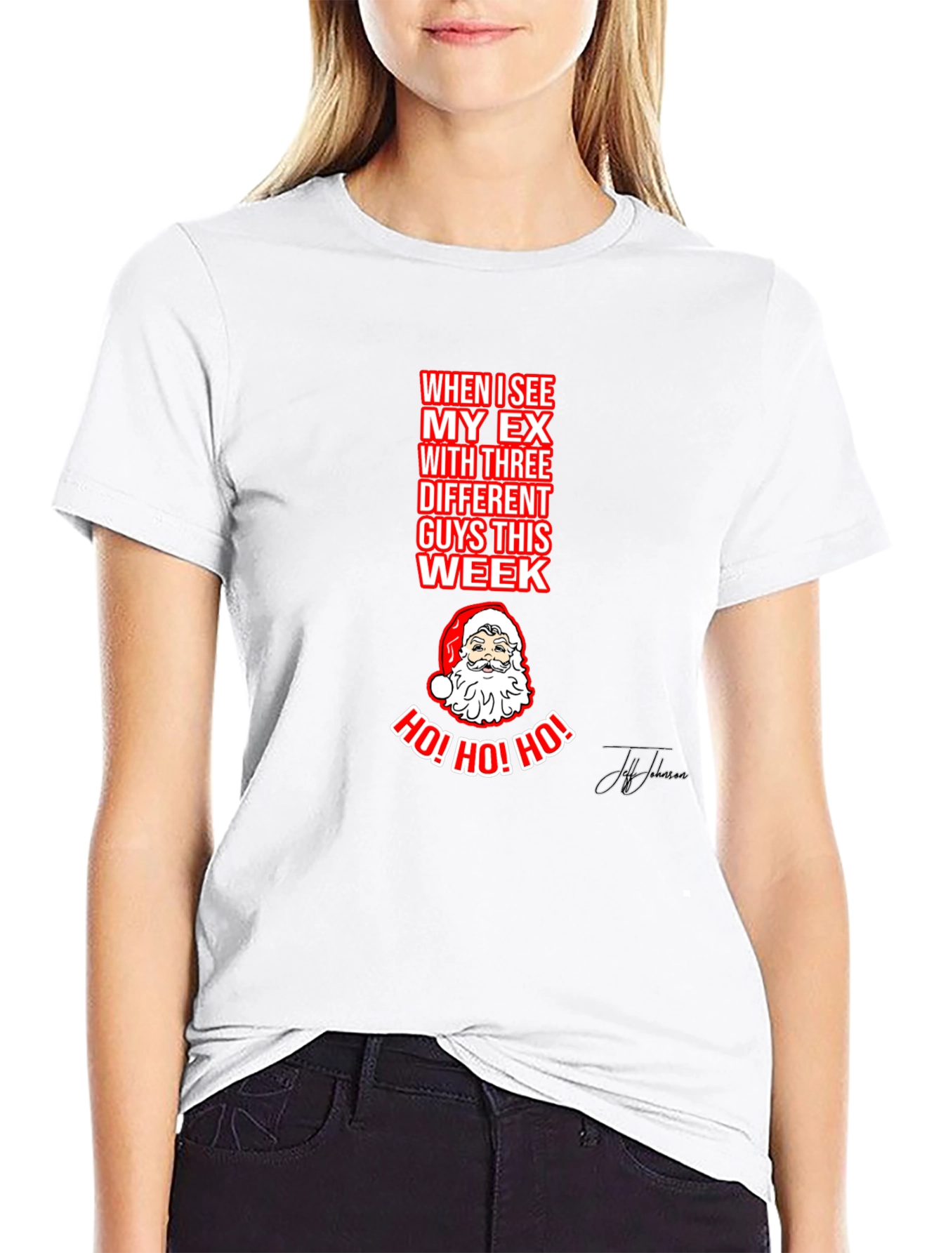 Ho! Ho! Ho! Funny Santa T-Shirt
